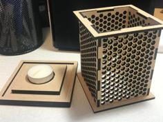 Laser Cut Tea Light Candle Holder