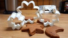 Gebäck-Ausstecher, Blume (die Wirklich Funktionieren) / Cookie Cutter (which Really Work) 3D Printer Model