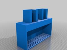 Toothbrush And Toothpaste Shower Caddy 3D Printer Model