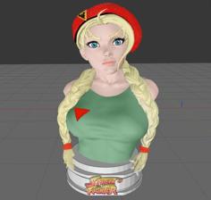 Cammy Bust (Street Fighter) 3D Printer Model