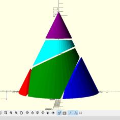 Cone School Model Customizable 3D Printer Model