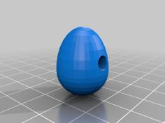 Big Egg Bead- Big Hole 3D Printer Model