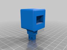 E3D V5 Clone FanMount & Material Cooler 3D Printer Model