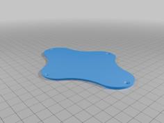 Les Paul – Back Cover Plates 3D Printer Model