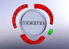 Pi Constant Educational 3D Printer Model