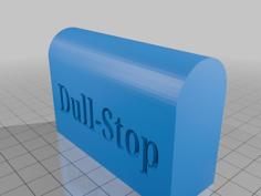 Dull-Stop Doorstop 3D Printer Model