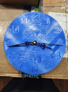 Chevy Nova Clock 3D Printer Model