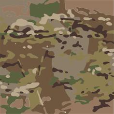 Camouflage Stencil Set 3D Printer Model