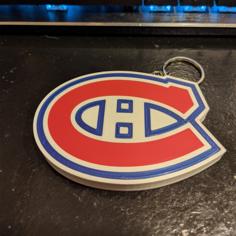 Montreal Canadiens Keychain Ornament 3D Printer Model