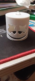 Marshmello Keychain 3D Printer Model