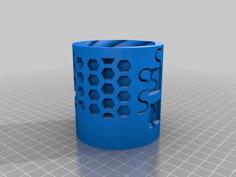 Abstract Flower Pot Prototype 3D Printer Model