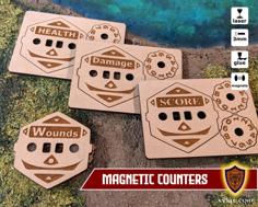 Laser Cut Wound Tracker Health And Score Counter