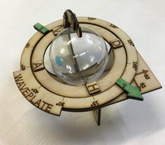 Laser Cut Desktop Poincare Sphere – Modelling Polarized Light