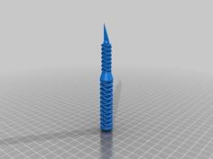 Spiral X-Acto Blade Holder – Hobby Knife 3D Printer Model