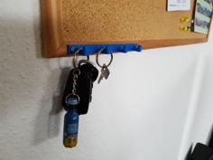 Key Rack, Simple And Easy 3D Printer Model