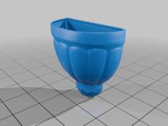 Wall Plant Pot 3D Printer Model