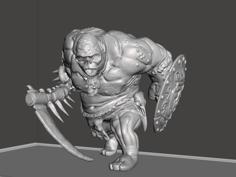 Cave Troll 3D Printer Model