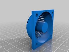 40MM Raised Fan Cover 3D Printer Model