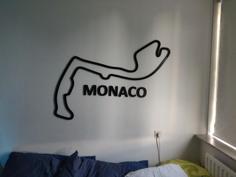 Monaco Racetrack – Wall Art 3D Printer Model