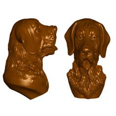 Labrador Retriever Refrigerator / Whiteboard Magnets 3D Printer Model