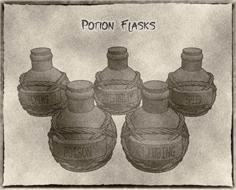 Potion Flasks And Bottles For Dungeons & Dragons, Pathfinder And Other Fantasy Tabletop Games 3D Printer Model