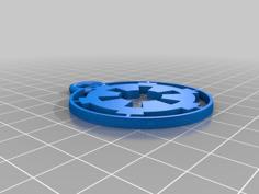 Imperial Keychain 3D Printer Model