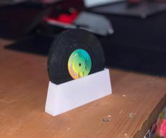 Vinyl Records Saucer Holder 3D Printer Model