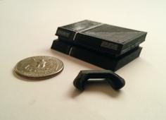 Mini Sony Playstation 4 3D Printer Model