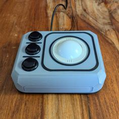 RetroArcade Holland Computers Trackball 3-Button Mouse Housing 3D Printer Model