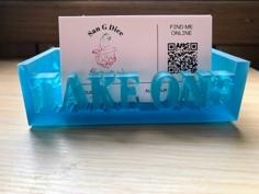 Simple Business Card Holder 3D Printer Model