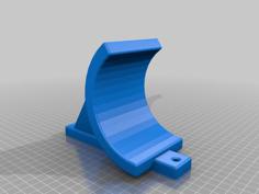 Customizable Skateboard Wall Hangar 3D Printer Model