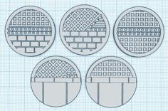 More 32mm Industrial Base Toppers –part2 3D Printer Model