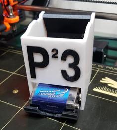 PP3 Stackable Battery Holder 3D Printer Model