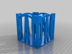 Dad Pen Holder 3D Printer Model