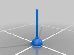 Toilet Plunger 3D Printer Model