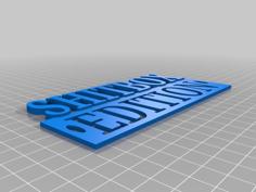 Shitbox Edition Vehicle Custom Emblem 3D Printer Model