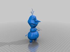 Olof The Snowman 3D Printer Model