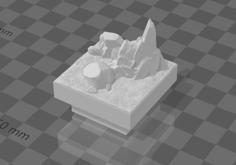 Basic Graveyard Scatter Stone (Dungeon Blocks Compatible) 3D Printer Model