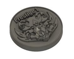 Call Of Duty MW3 (2023) Prestige 1 Emblem Coin 3D Printer Model