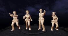 Heroscape: Police- Pistols 3D Printer Model