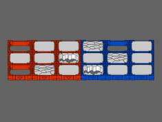 Rockman.EXE5 (Mega Man) Stage Grid Parts 3D Printer Model