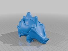 Rhyhorn Multicolor 3D Printer Model