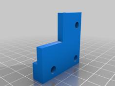 Mirror Mounting Corners 3D Printer Model