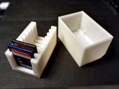 Lid For SD Card Rack 3D Printer Model