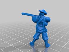 Ashigaru Harquebus Sharpened 3D Printer Model