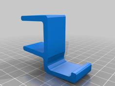 Dorm Desk Headphone Clip 3D Printer Model