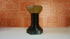 Nut And Bolt Container 3D Printer Model