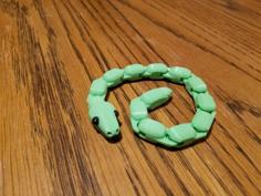 Articulated Snake (Snap-Together / Expandable) 3D Printer Model