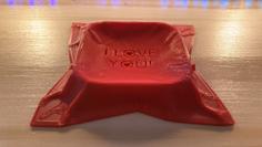 Cloth Like Tray (I Love You) 3D Printer Model