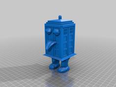 Tardis With Feet 3D Printer Model